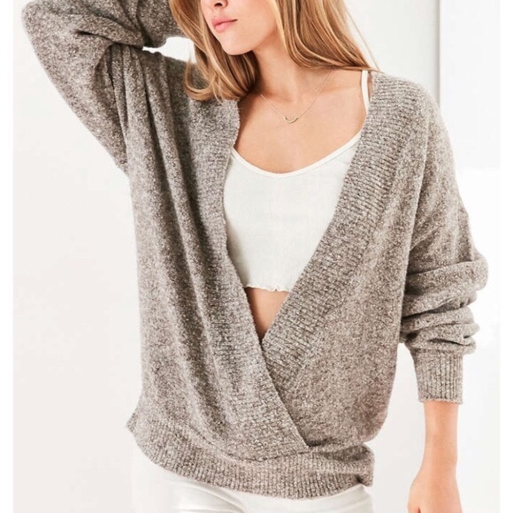 Silence + Noise Deep V neck Sweater